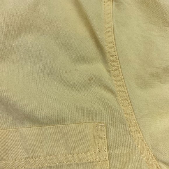 Eddie Bauer Shirt Men Medium M Yellow Button Down Short Sleeve Casual Pocket - Picture 8 of 12